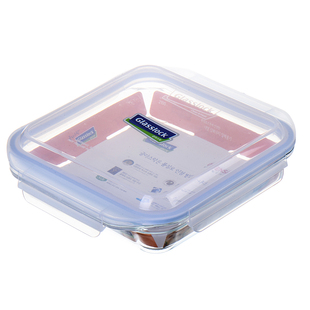 Glasslock耐热钢化玻璃保鲜盒烘焙模具微波炉烤箱款面包蛋糕烤盘