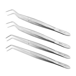 新华医疗牙用镊16厘米牙科镊医用不锈钢镊子直弯头口腔科手术器械