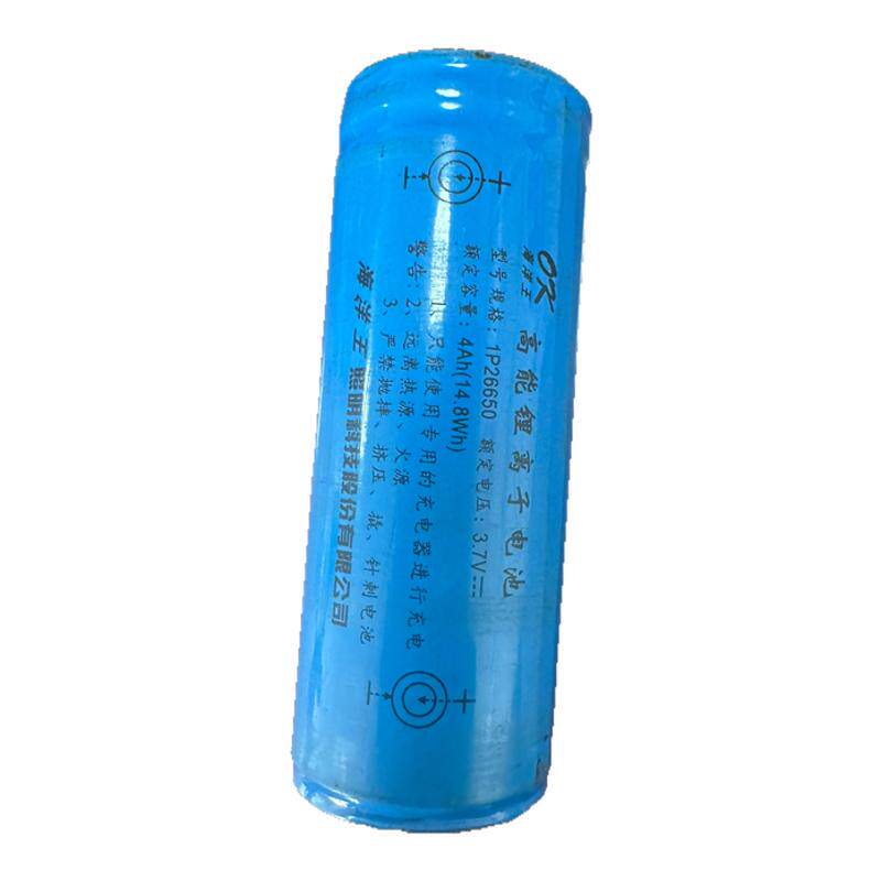 防鲨器专用电池潜水杆强光手电筒电池26650动力锂电池