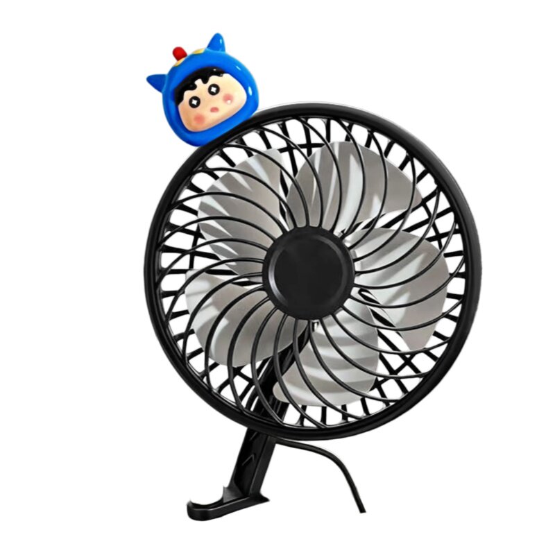 电动三轮车风扇可爱蜡笔小新车用
