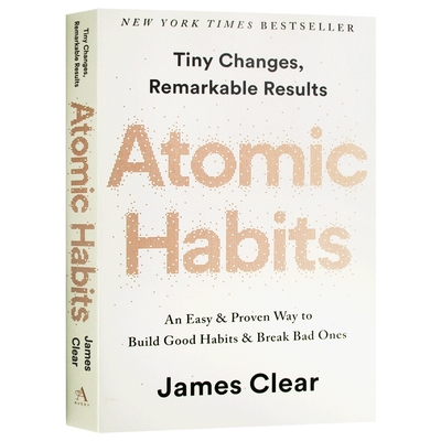 原子习惯 英文原版 Atomic Habits 建立好习惯打破坏习惯的简单方法 微小习惯对生活的巨大影响力 James Clear 英文版进口英语书籍