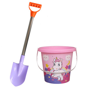 儿童海边沙滩玩具套装宝宝加厚铲塑料铲子和桶挖沙子工具玩沙铲雪