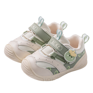 学步鞋男宝宝2026春季新款室内鞋包头女宝机能鞋软底防滑儿童鞋子