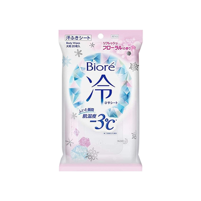 花王降温冷感夏季湿巾