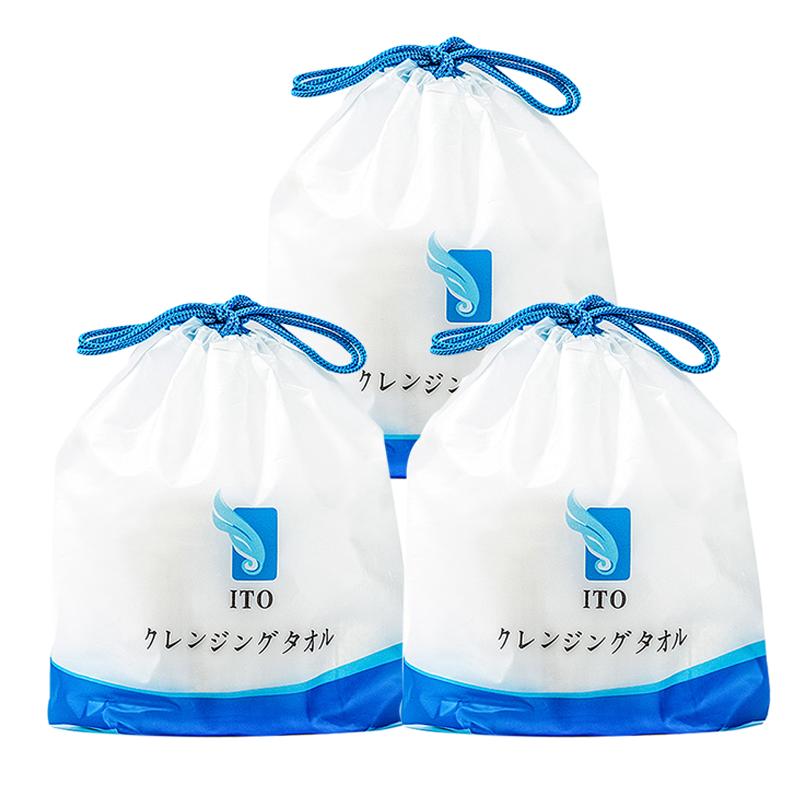 【自营】ITO/艾特柔洗脸巾一次性洁面巾洗面巾棉柔巾家用250g*3包