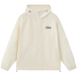 【UPF50+】ER美式连帽防晒服男潮牌宽松休闲防紫外线皮肤衣外套女