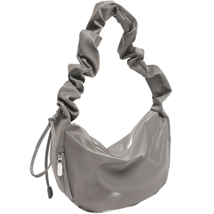EHOOO韩国包包女2026新款流光云朵包月牙饺子斜挎包大容量单肩包