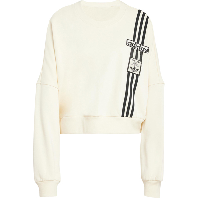 Adidas/阿迪达斯正品新款女士宽松时尚印花卫衣套头衫JD0084