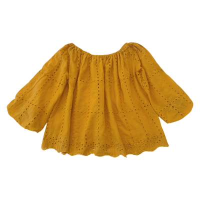 度假慵懒风刺绣衬衫一字肩上衣夏