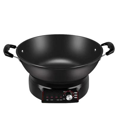 【正品热销】铸铁多功能电热炒锅