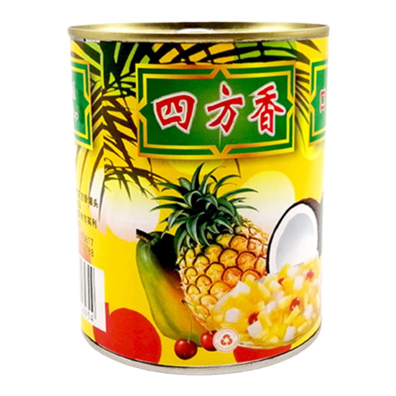 热带杂果什锦罐头四方香商用即食