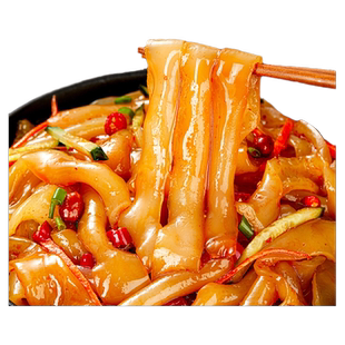 东北大拉皮0脂肪凉拌即食水晶凉皮土豆湿粉条粉皮特产10袋下饭菜