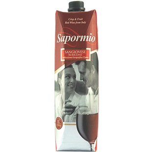 意大利意美斯干红干白葡萄酒利乐包1L盒装原装进口红酒干果香箱装