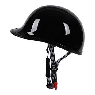 美式复古巡航机车半盔摩托车踏板头盔3C认证日式男女夏季瓢盔