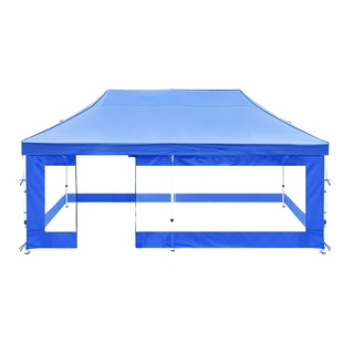 遮阳棚摆摊用四脚帐篷遮雨棚带围布透明挡风户外防雨围挡广告定制