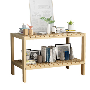 小红书同款猫咪食堂置物架猫砂盆上方猫狗粮宠物罐头收纳实木花架