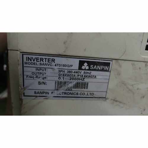 议价三品SANPIN变频器SANVC4T0150GP380维修