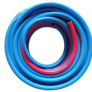 氧气乙炔双色管8mm工业用氧气管气割管子高压氧气带焊割枪连体管