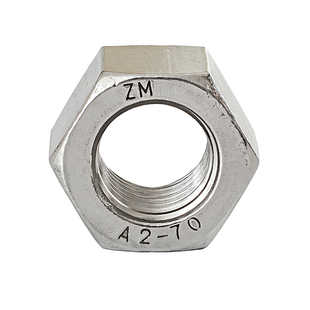GB6175 正宗304/316不锈钢六角厚螺母 厚螺帽M8M10M12M14M16M52