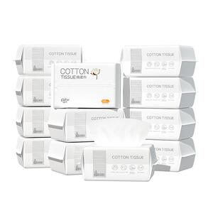 可心柔棉柔巾婴儿专用干湿两用 新生儿宝宝一次性洗脸巾100抽12包