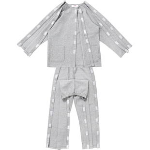 病号服易穿脱护理衣服透析骨折专用衣服偏瘫痪卧床老人护理服秋冬