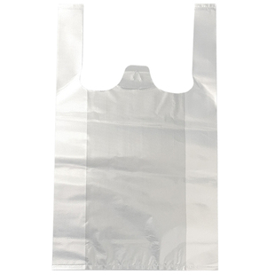 加厚白色背心袋定制塑料袋透明食品袋外卖袋方便袋马夹购物袋包邮