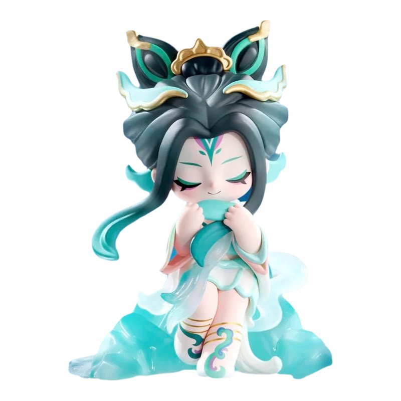 正品MINISO名创优品王者荣耀合作款水晶峡谷系列盲盒桌面手办摆件