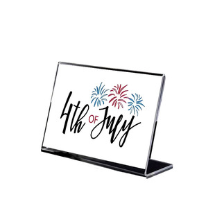 亚克力台卡展示牌A4桌牌桌签广告价目牌立牌标价牌菜单餐牌标签牌