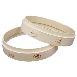 黄一府蒸笼架竹制蒸屉加高圈加深竹子家用蒸包子厨房用品隔热蒸架