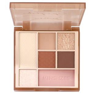 七色眼影盘日常淡妆正品高光腮红修容盘大地色多色综合盘2025新款