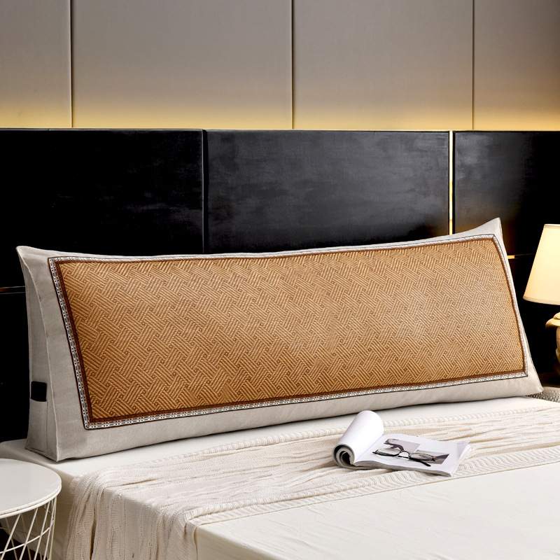 夏季双人床头大靠垫软腰护榻榻米靠枕沙发夏包凉大床上拆洗可靠背