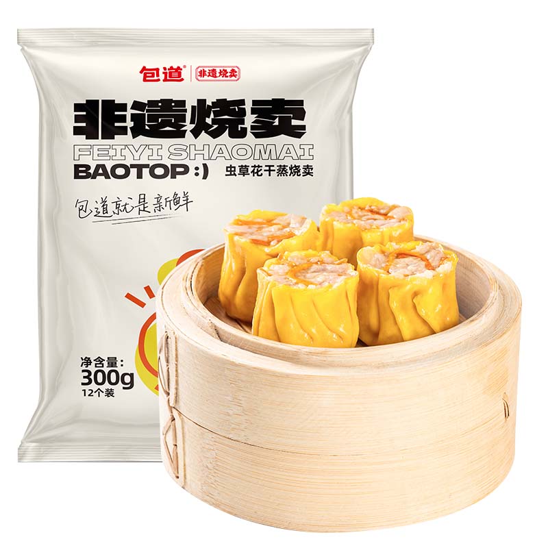 [任选5包巨划算]包道干蒸烧卖糯米鸡早餐冷冻速食鲜肉包点心正品 米速实拍商品图