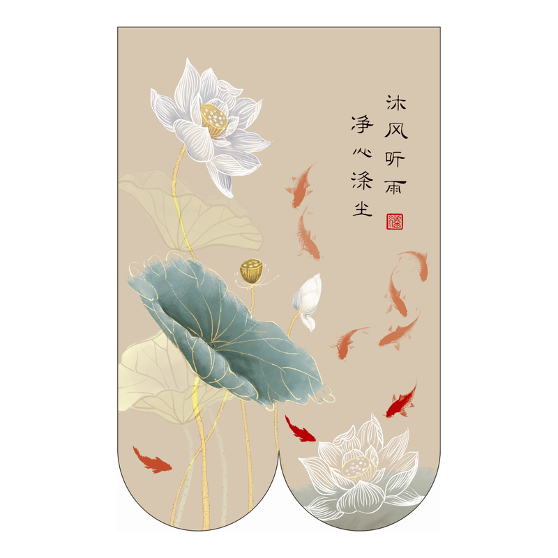 卫生间专用化解莲花门帘隔断帘