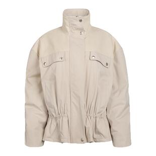 SYSTEM 街头风工装女士夹棉拼接夹克外套银泰百货 301596