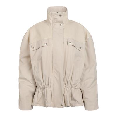 SYSTEM 街头风工装女士夹棉拼接夹克外套银泰百货 301596