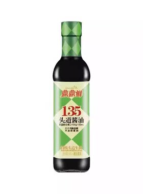 无碘凉拌玻璃瓶装500ml头道酱油
