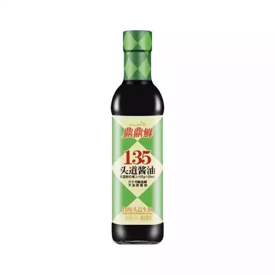 无碘凉拌玻璃瓶装500ml头道酱油