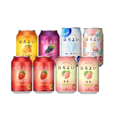 三得利和乐怡鸡尾酒微醺果酒8罐