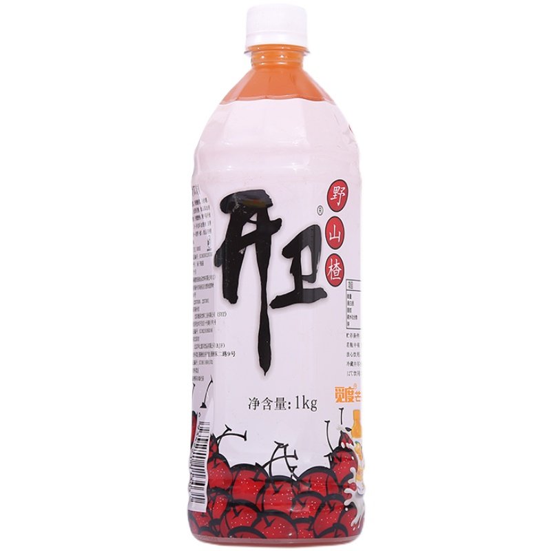 胜基开卫野山楂1kg*6瓶果汁饮料