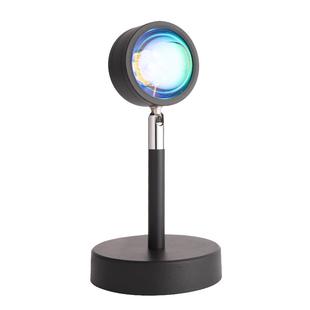 氛围夕阳灯日落灯拍照摄影艺术黄昏日不落地网红落日灯投影彩打光