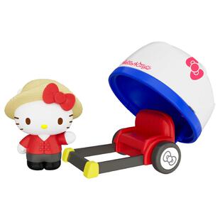 俐噢玩具三丽鸥复古风黄包车酷洛米HelloKitty玉桂狗可爱盲盒摆件