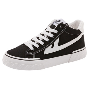 回力女鞋帆布鞋女2025年新款爆款秋季板鞋子休闲百搭软底高帮女款