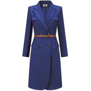 晚会主持人西装连衣裙气质女神范高级感春配腰带聚会宴会礼服工装