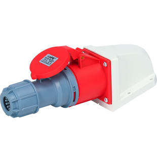 防水航空工业插头16A/32A插座连接耦合器3芯4/5孔防爆380V对接220