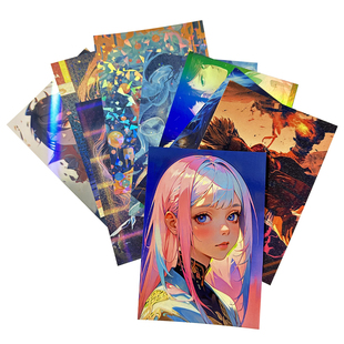 明信片定制diy照片来图打印定做自制简约邀请贺卡lomo售后卡印刷