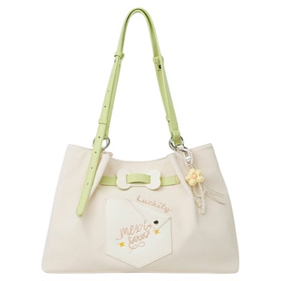 稻草人大包包女2026新款大容量托特女包学生手提包百搭单肩包正品