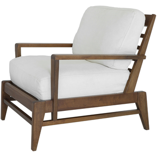 叕木 | 实木沙发椅子客厅阳台躺椅日式侘寂风设计师单人休闲椅