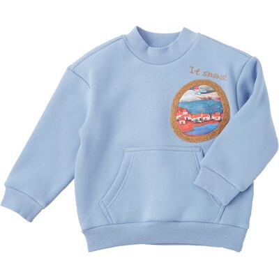 美特斯邦威童装男童童趣复合舒绒卫衣秋冬儿童加绒舒适保暖卫衣Q