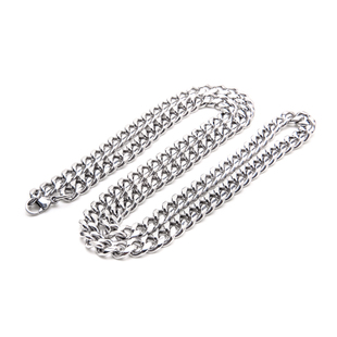 Dissolve项链男潮嘻哈欧美街头简约百搭钛钢潮牌 古巴链