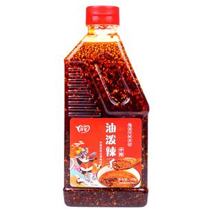 四川正宗油泼辣子420g/瓶中辣凉拌菜家用香辣红油辣椒油厂家直销